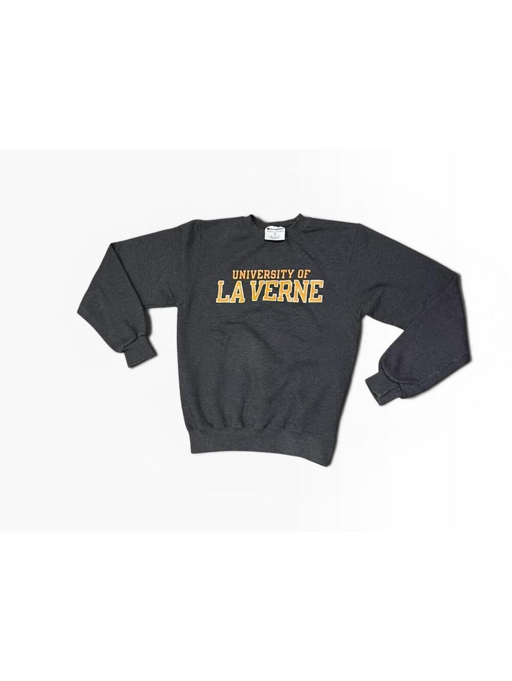 Champion University of La Verne Sweatshirt Gray Crewneck Womens XS